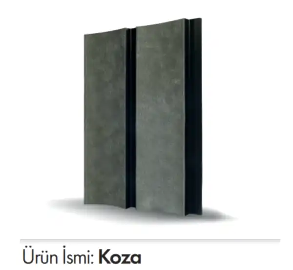 KOZA ANTRASİT DUVAR PANELİ 12*280CM