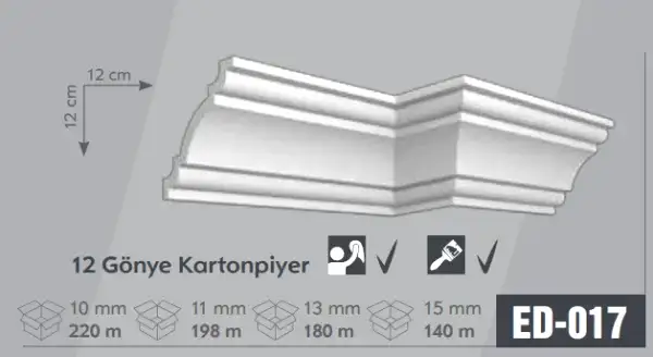 KARTONPİYER 12 LİK